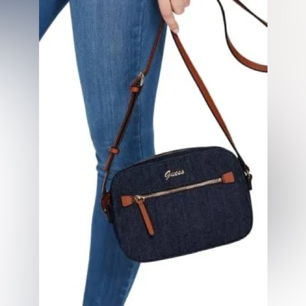 Guess Angelic Denim Camera Bag